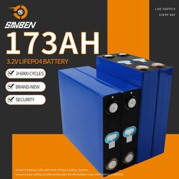 3.2V 173AH Lifepo4 Batterie Lithium Fer Phosphate Rechargeable DIY Cellules Pour 12V 24V 48V RV EV Vans Système D'alimentation Solaire Hors Réseau