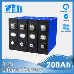 3.2V 200AH LIFEPO4 Batterij Lithium Iron Phosphate Diy Cell Solar Battery Pack voor 12V 24V 48V Camper Energy Storage System RV EV