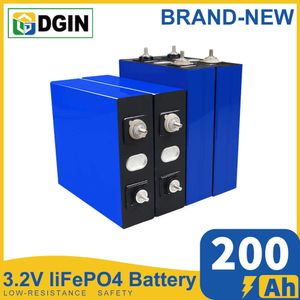 3.2V 200AH LIFEPO4 Batterij Oplaadbare lithiumijzerfosfaatcellen DIY voor 12V 24V 48V EV RV BOOTS ZONNEMSYSTEEM GOLFARTS