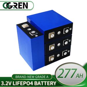 3.2V 277AH LIFEPO4 Batterij 1/4/8/16/32PCS DIY 12V 24V 48V Oplaadbaar batterij voor RV Boat Solar Storage System Golfkar