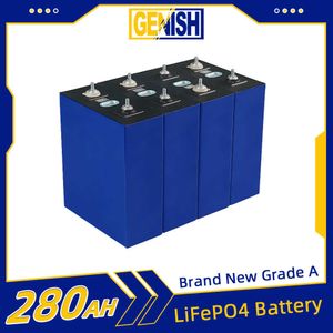 3.2V 280AH LIFEPO4 Batterij 1/4/16/32PCS LFP -cellen 12V 24V 48V Oplaadbare batterij Pack Deep Cycli voor RV Campers golfkar