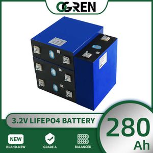 3.2V 280Ah Lifepo4 batterie 1/4/16 pièces nouveau bricolage 12V 24V 48V batterie Rechargeable pour RV bateau système de stockage solaire chariot de Golf