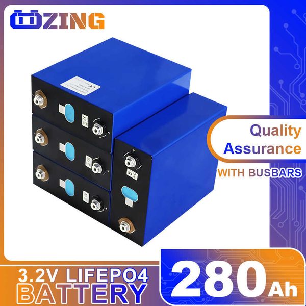 3.2V 280Ah Lifepo4 Batterie Grade A Nouveau Lifepo4 Batteri DIY Cellules Solaires Batteries Rechargeables Pack pour RV EV EU US Tax Exemption