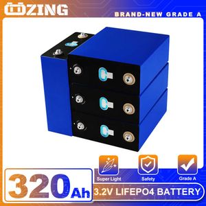 Batterie Lifepo4 3.2V, 320ah, 310ah, cellules LFP, Grade A, 12V, 24V, 48V, Rechargeable, Cycles profonds, avec barres omnibus, pour voiture de Golf