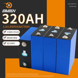 3.2V 320AH LIFEPO4 Batterie 310AH HAUTE CAPITACE RECHARGable Lithium Iron Phosphate Battery Cell for EV Boats Yacht Golf Charst