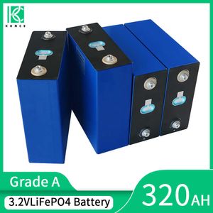 3.2V 320AH Lifepo4 Batterie Grade A Rechargeable 310AH Batterie Solaire Lithium fer phosphate Cellule Pour 12V 24V 48V RV Van EV Bateau