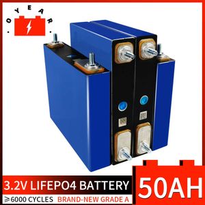Batería Lifepo4 de 3,2 V, 50AH, bricolaje, 12V, 24V, 48V, batería Solar recargable, paquete de células de fosfato de hierro y litio para RV, furgonetas, Camper, barco EV