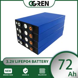 3.2V 72AH 80Ah Lifepo4 batterie 4/8/16/32 pièces bricolage 12V 24V 48V batterie Rechargeable pour RV bateau système de stockage solaire chariot de Golf