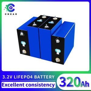 3.2V Lifepo4 320Ah batterie 8 pièces haute capacité remplaçable LiFePo4 Batteri pour RV nouvelle énergie chariot de Golf UPS système de stockage solaire