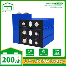 3.2V LIFEPO4 Batterij 200AH 32PCS 310AH 280AH 240AH DIY 12V 24V 36V 48V Batteri Pack voor voertuigen Prismatica Solar EU US Tax Free