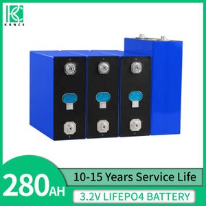 3.2V Lifepo4 Batterij 280AH Oplaadbare Lithium-ijzerfosfaat DIY Cellen Voor 12V 24V 48V Huis jacht Boten RV EV Heftruck Camper