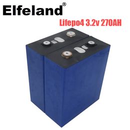 Batterie profonde 3,2 v, 270ah, cycle prismatique, 3c, lifepo4, rechargeable, pour bricolage, camping-car solaire, ev, marine, ue, états-unis, sans taxe