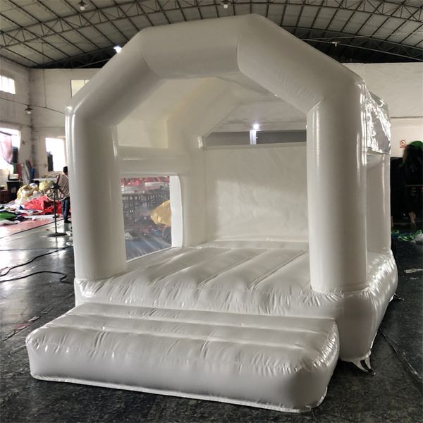 3,3x3m Tentes et abrits châteaux gonflables commerciaux avec du Mini Toddler Playground / Kids Bounce avec des murs latéraux clairs en PVC.