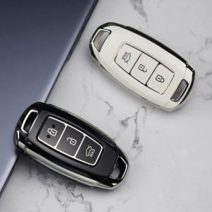 3/4/5 Boutons de voiture clés de couverture couverture coque couvercle FOB pour Hyundai i30 IX35 Kona Encino Solaris Azera Grandeur Ig Accent Santa Fe Palisade