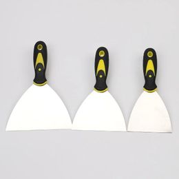 3/4 inches Practical Putty Knife Scrapers Stainless Steel Wall Knife for Drywall Finishing Scraping Decals Wallpaper