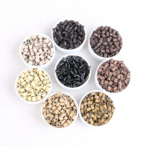 3.43.0*4 mm koperen siliconen micro -ringen/links/kralen/buis voor pre -gebonden haaruitbreidingsgereedschap ll