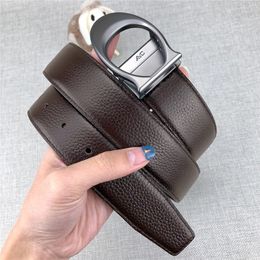 3.4cm Hommes Ceintures De Luxe Designer Femmes Argent Boucle Homme Mode Casual Ceinture Noir Et Marron Designers Ceinture Cintura Da Uomo Co Ceinture