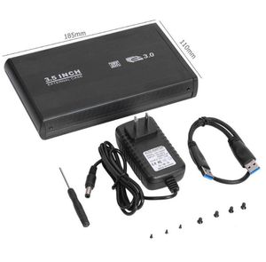 3,5 pulgadas SATA a USB 3,0 USB 2,0 HDD caja caja SSD disco duro adaptador de unidad externa