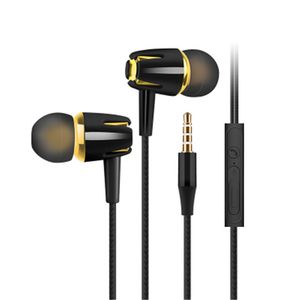 3,5 mm bekabelde oortelefoon in-ear sport headset met microfoon volumeregeling Mini oordopjes oortelefoons voor Xiaomi Samsung Huawei