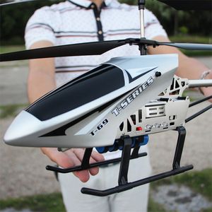 3 5CH 80 cm S grote afstandsbediening Drone Duurzame RC Helicopter Charging Toy Model UAV Outdoor Aircraft Helicoptero 220713