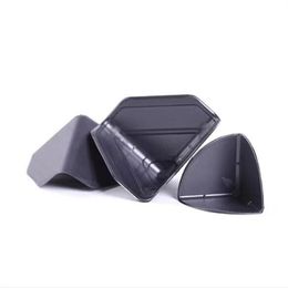 3,5 cm * 3,5 cm zwarte plastic driehoekige hoekbeschermerkap voor hoekbeschermers van express-kartonnen dozen