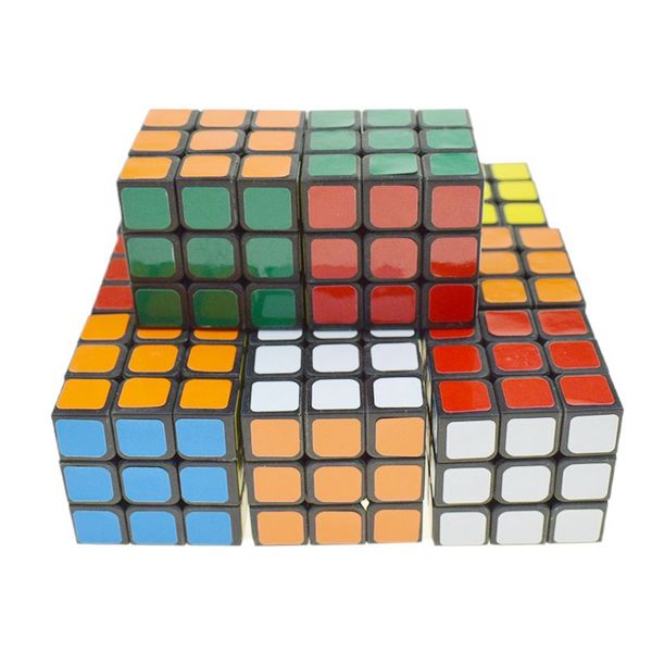 3,5 cm tamaño mosaico rompecabezas cubo cubo mágico mosaicos cubos jugar rompecabezas juegos Fidget juguete niños inteligencia aprendizaje juguetes educativos