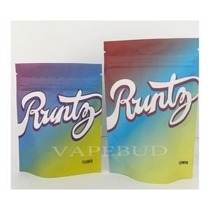 3.5g 7g JOKE'S UP blanc rose runtz mylar sacs à biscuits avec autocollants Californie SF odeur preuve personnalisé vape boîte emballage