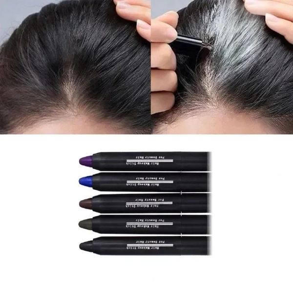 3,5 g de colorant capillaire stylo élevé saturation rapide et appuye portable accessoires de maquillage de craie Couleur modifier la crème beauté