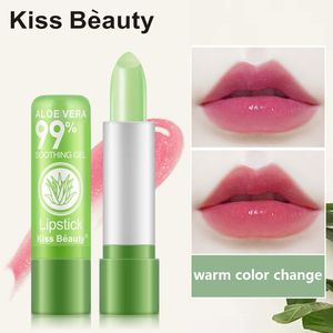 3.5g Matte lippenstift Aloë Vera Plant Lip Balsm kleur veranderende lippenstift moisturizer langdurige make -up