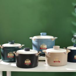 3-5 L casserole en céramique Big Pot de soupe Sleurepan Pots pour cuisson pour la cuisine chaude