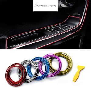 3/5m Auto Molding Trim CAR Interieur Decoratie Strip Auto Afdichting Muls Strip Dashboard Rand Universele auto Trimlijn Strip