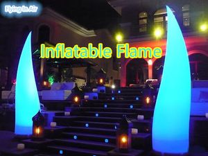 Belle flamme gonflable d'éclairage décoratif de 3 à 5 m pour la fête, le club et l'événement