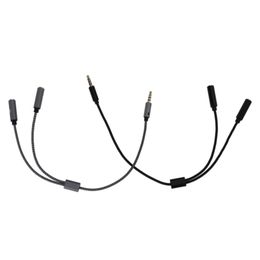 3,5 mm aux audio stereo y splitter kabelaansluiting 3.5 mannelijk tot 2 vrouwelijke hoofdtelefoon oortelefoonadapter voor laptop smartphone tablets