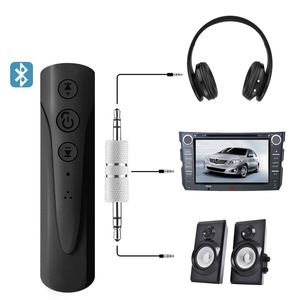 Kit de voiture 3,5 mm Bluetooth 4.1 Récepteur Musique Adaptateur audio Auto avec micro pour haut-parleur Casque Stéréo de voiture Prise en charge du contrôle de la musique
