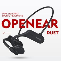 Auriculares Bluetooth 5.0 Hook Ear AS3 Auriculares de conducción de huesos inalámbricos con micrófono para auriculares impermeables IPX5 IPX5