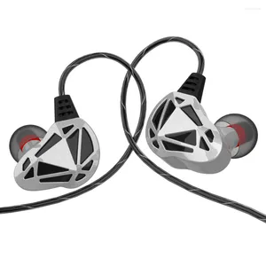 3,5 mm vergulde bekabelde oortelefoons met microfoon gaming headset mp3 DJ oordopjes zware bassporten voor universele telefoon