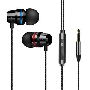 3,5 mm dans les écouteurs d'oreille en écouteurs câblés mobiles sport écouteur d'écouteur casque Mic Music Écouteurs pour Xiaomi Huawei Samsung Téléphone