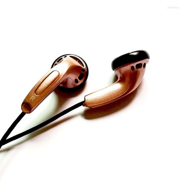 3.5mm Jack Heavy Bass Flat Earphone 15.mm Speaker Unit Earbuds Wired Earphones 120cm