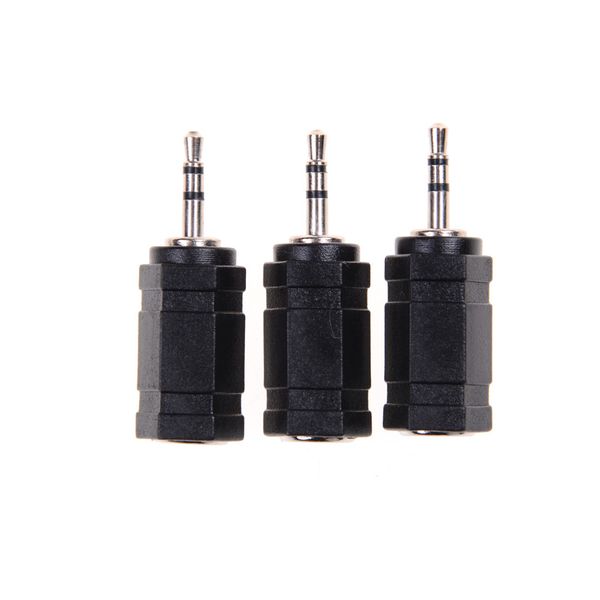 3.5mm mâle à 2.5mm femelle connecteurs Audio adaptateur prise stéréo adaptateurs Aux connecteur pour Microphone