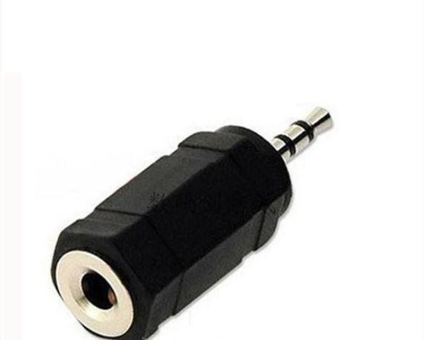 Convertisseur adaptateur audio stéréo 3,5 mm mâle à 2,5 mm femelle