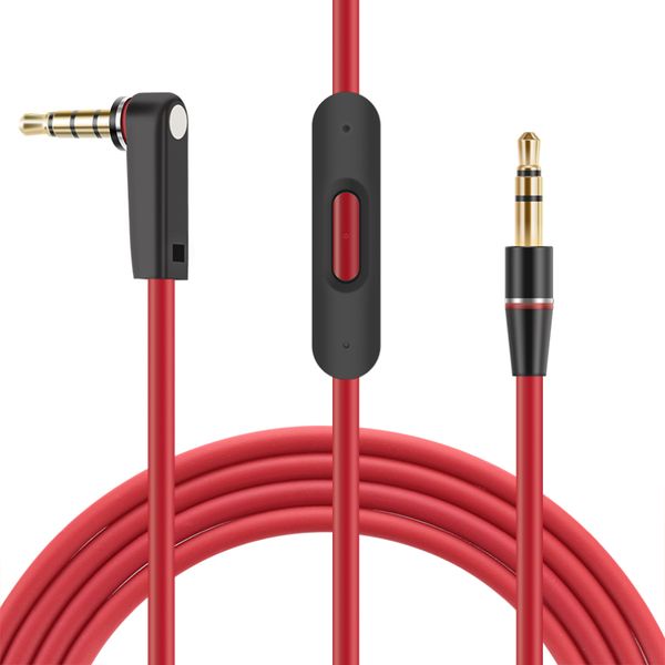 Câble audio de remplacement 3,5 mm pour Studio Pro Mixr Casque Haut-parleur de téléphone portable Fil de cordon auxiliaire