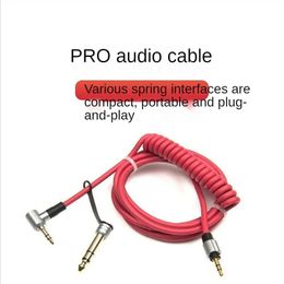 Adaptador de cable de cable de audio estéreo de 3.5 mm a 3.5/6.5 mm Cable de cable de audio para el cable de cable de edición Pro auriculares HD mixr