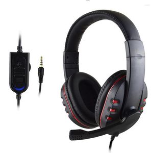 3.5mm Filaire Gaming Headset Gamer Casque Avec Microphone Contrôle Du Volume Écouteur Pour PS4 Xbox PC