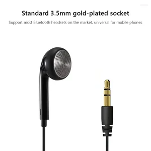 3,5 mm bedrade hoofdtelefoon 45 cm enkelzijdig in-ear oordopjes mono monitor hoofdtelefoon walkie talkie oortelefoonset