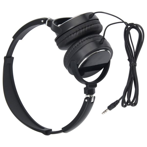 3.5MM Casque Filaire Écouteurs Pliables sans Microphone Sur L'oreille Casque Stéréo Pour L'école Bibliothèque Étudiants Classe Enfants Casque