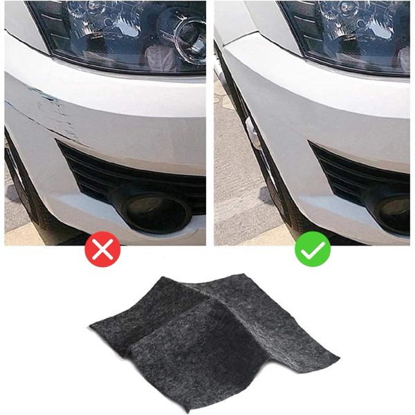 3/6pcs CAR Nano Sparkle Tapo Auto Nano Scratch Repair removedor de tela Auto Detallado Herramienta de limpieza de tela para metal de cuero de vidrio