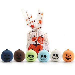 3/6 Stks Halloween Pumpkin Make-up Sponzen Professionele Gezichtsvloeistof Crème Poeder Bladerdeeg voor Foundation Cosmetische Make-up Gereedschap