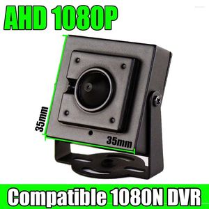Mini cámara Cctv AHD de vigilancia de seguridad de Metal, cono de 3,7mm, 1080P, 2MP, Coaxial corto, Digital HD, filtro 650 para el hogar, con soporte