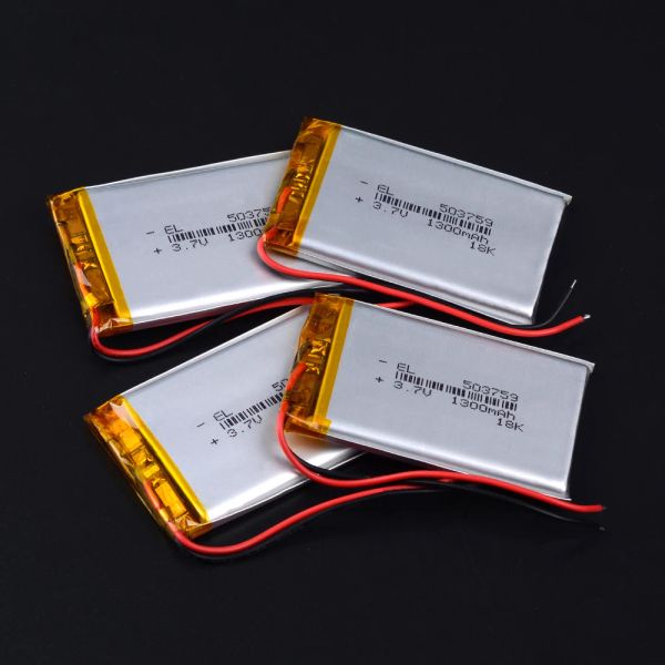 3,7 V 1300mAh Batterie en polymère lithium 503759 pour GPS Navigator Toy Power Bank mp3 MP4 Conférenciers Batteries rechargeables universelles
