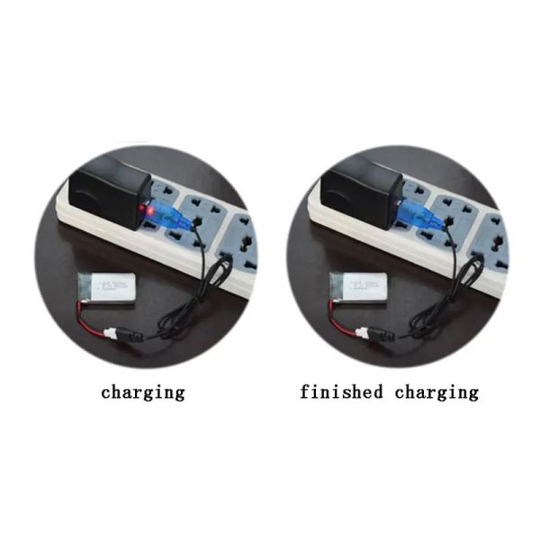 3,7 V 2,5 mm / 3,5 mm Lithium Lipo Batterie Câble de charge USB pour RC Music Machine Machine Battery Quadcopter Charger